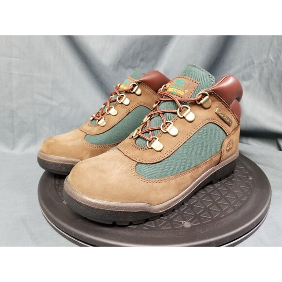 Timberland Youths Field Boot Waterproof Brown Green Size 2 NEW NO BOX! - Picture 4 of 12